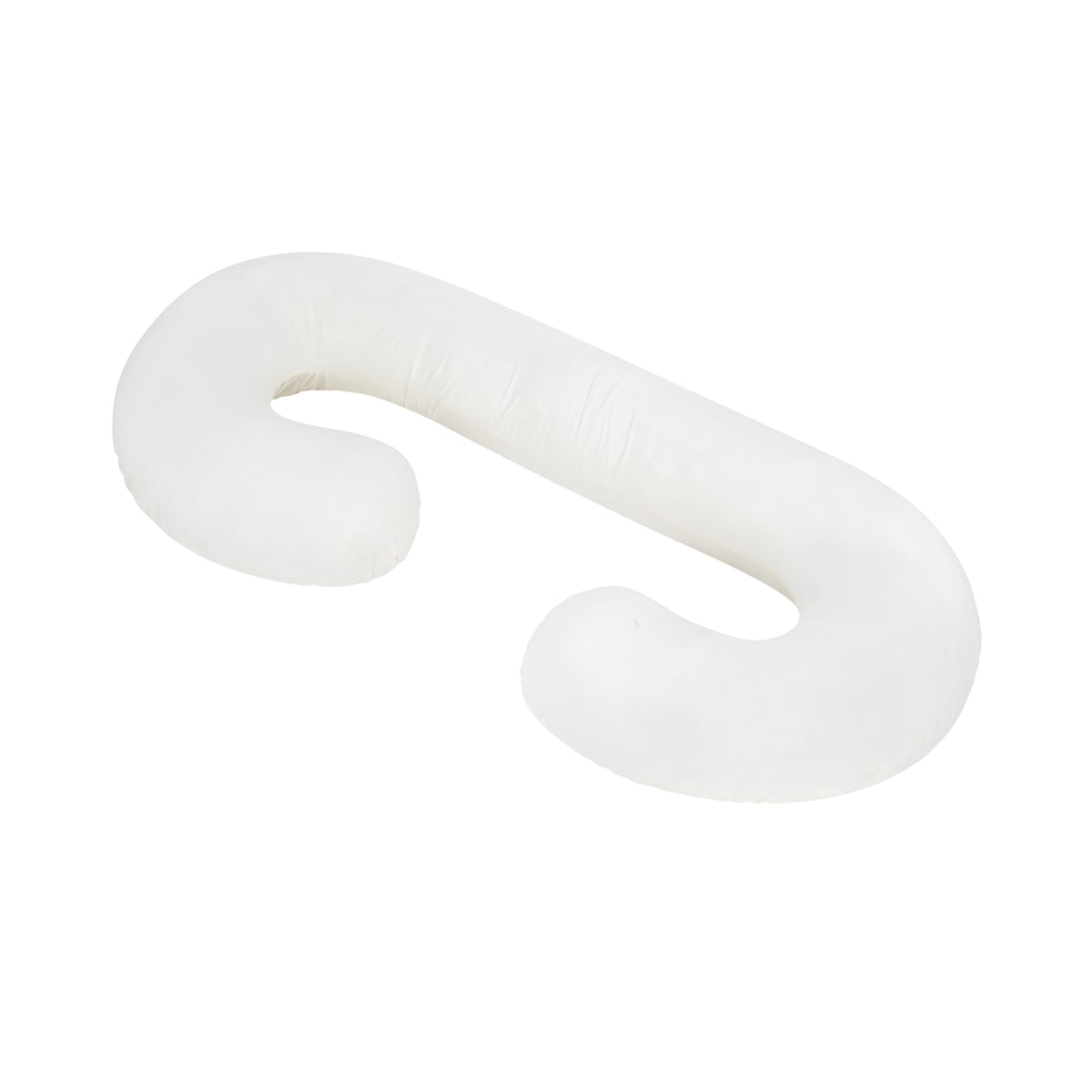 Coussin de grossesse en C – coton bio beige