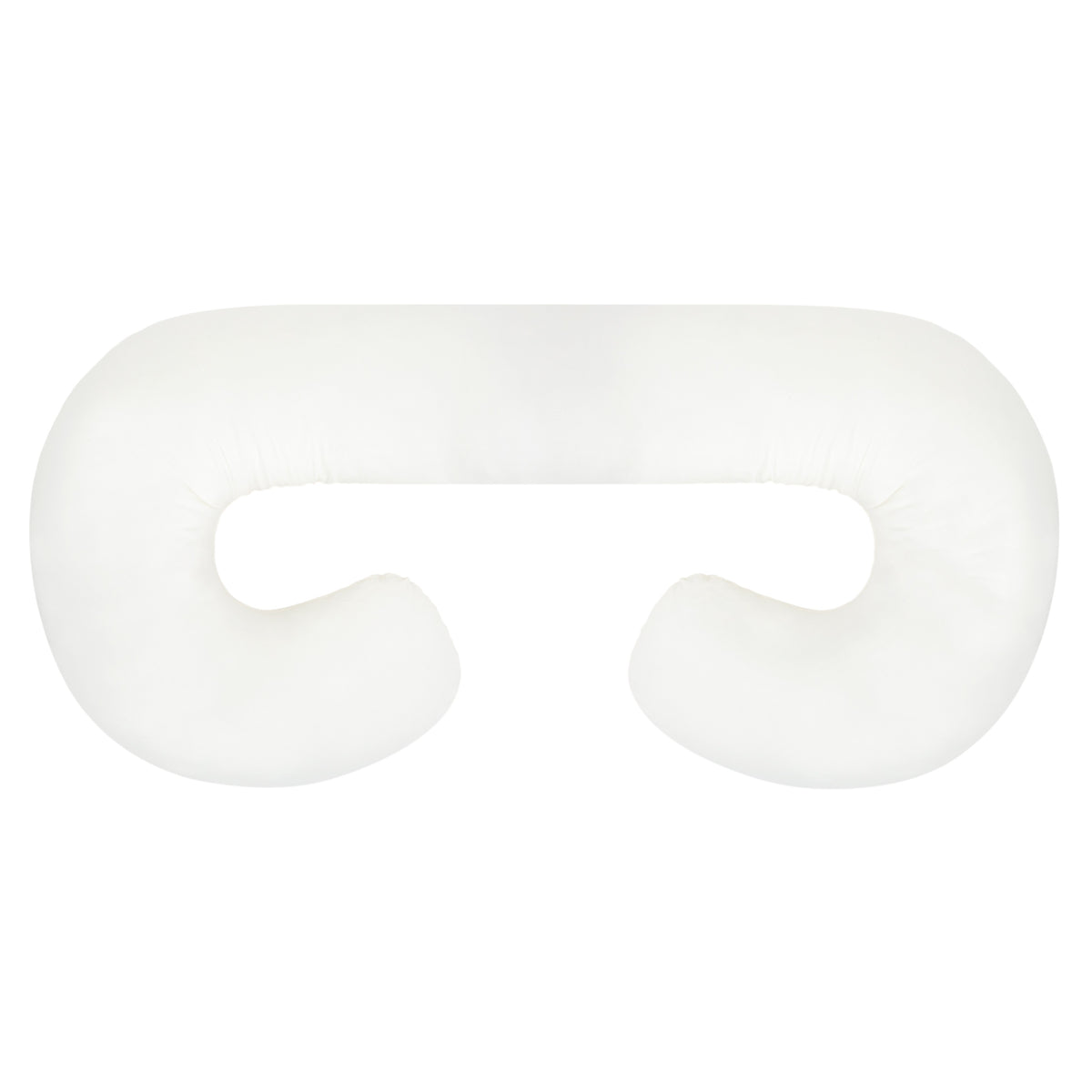 Coussin de grossesse en C – coton bio beige