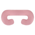Coussin de grossesse en C – coton bio rose