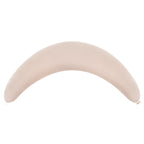 Coussin de grossesse et d’allaitement en C – coton bio beige foncé