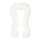 Coussin de grossesse et d’allaitement en U – coton bio beige