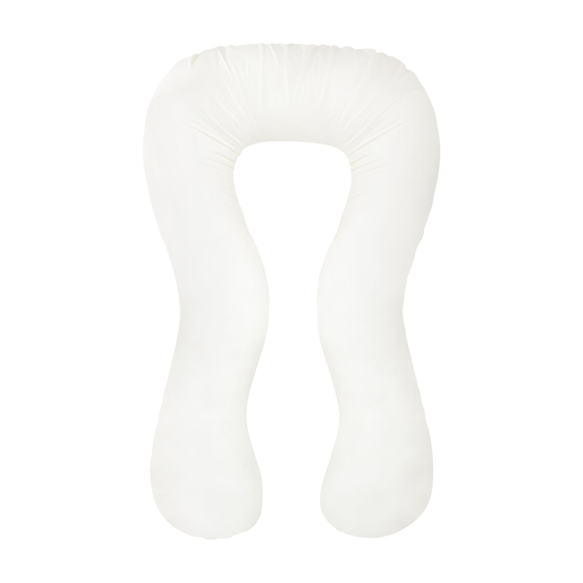 Coussin de grossesse et d’allaitement en U – coton bio beige